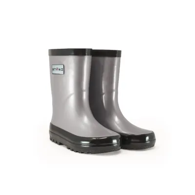 Rain Boots - Metallic Silver