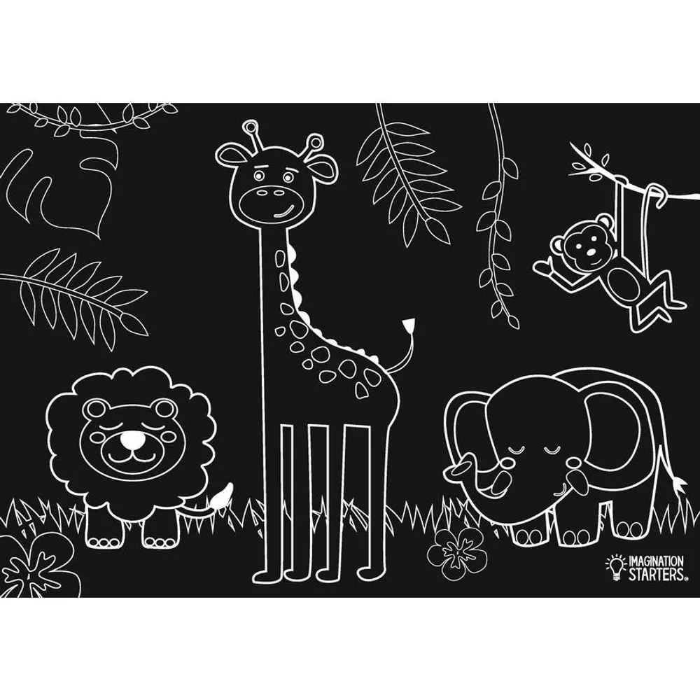 Chalkboard Jungle Placemat