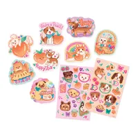 puppies and peaches scented stickers