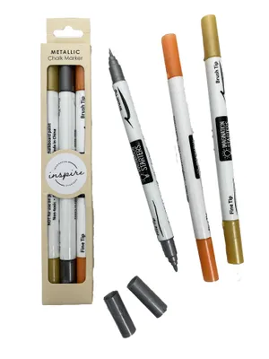 Inspire Metallic Chalk Marker Set 3