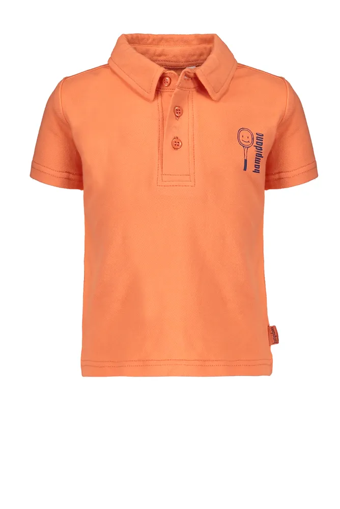 Boys Pique Polo Dax Play - Coral