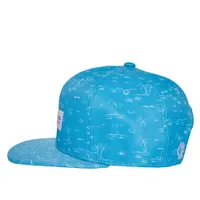 ADVENTURE AWAITS BLUE SNAPBACK