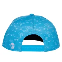 ADVENTURE AWAITS BLUE SNAPBACK