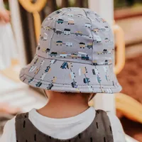 Toddler Bucket Hat 'Trains' Print