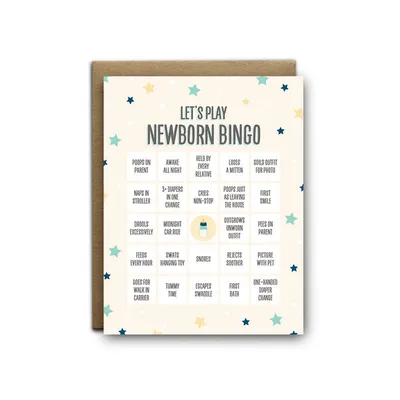 Play Newborn Bingo Card