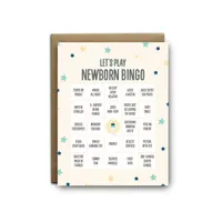 Play Newborn Bingo Card