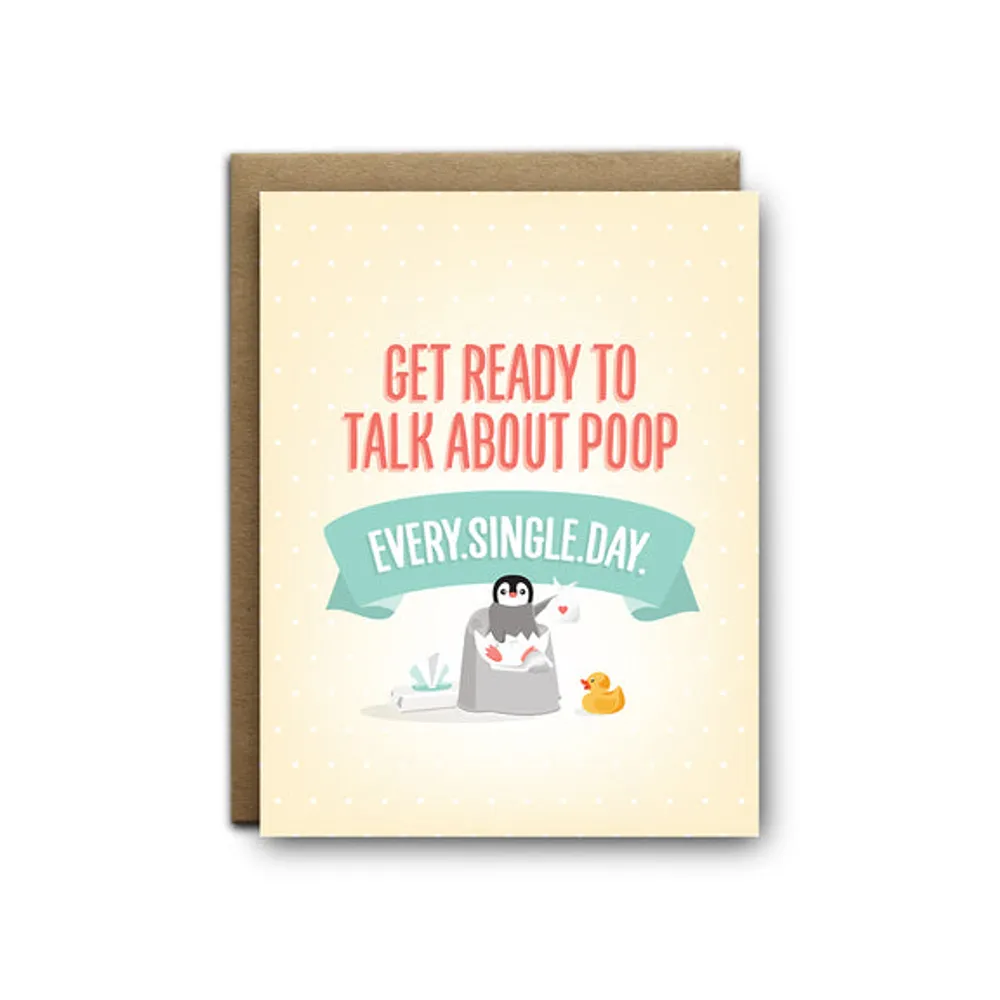 Ready to Talk Poop Card