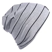 Boston cotton beanie (Heather Gray + Black)