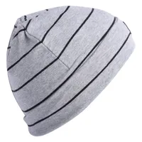 Boston cotton beanie (Heather Gray + Black)