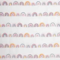 Muslin Crib Sheet - Linear Rainbow