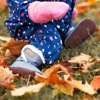 Stay-Put Winter Booties | Heather Grey