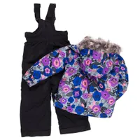 Floral/Black Snowsuit