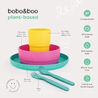 Plant-Based Dinnerware Set (Multiple Colors)