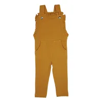 Corduroy Ruffle Romper Butterscotch