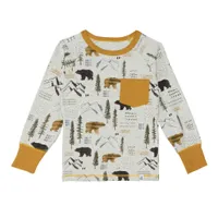 Organic Cotton Two Piece Pajama Set Bear