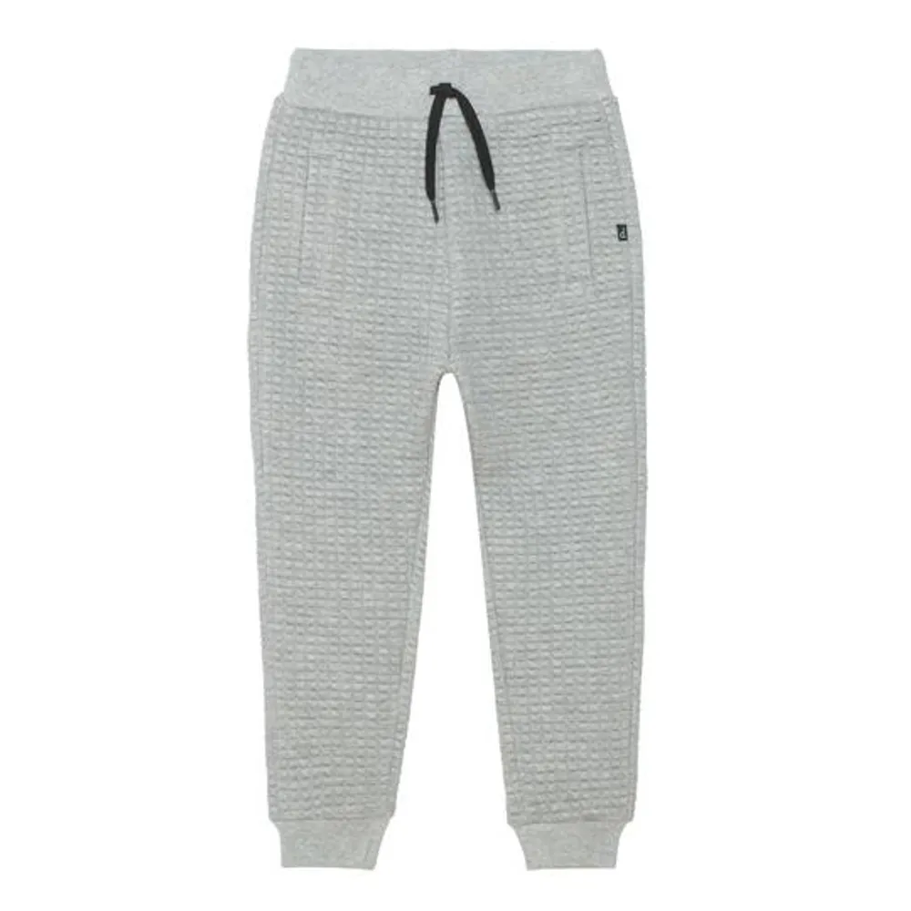 Quilted Sweatpants Light Grey Mix