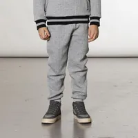 Quilted Sweatpants Light Grey Mix