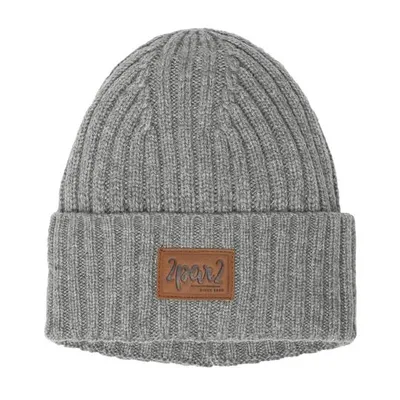 Knitted Hat Light Grey Mix