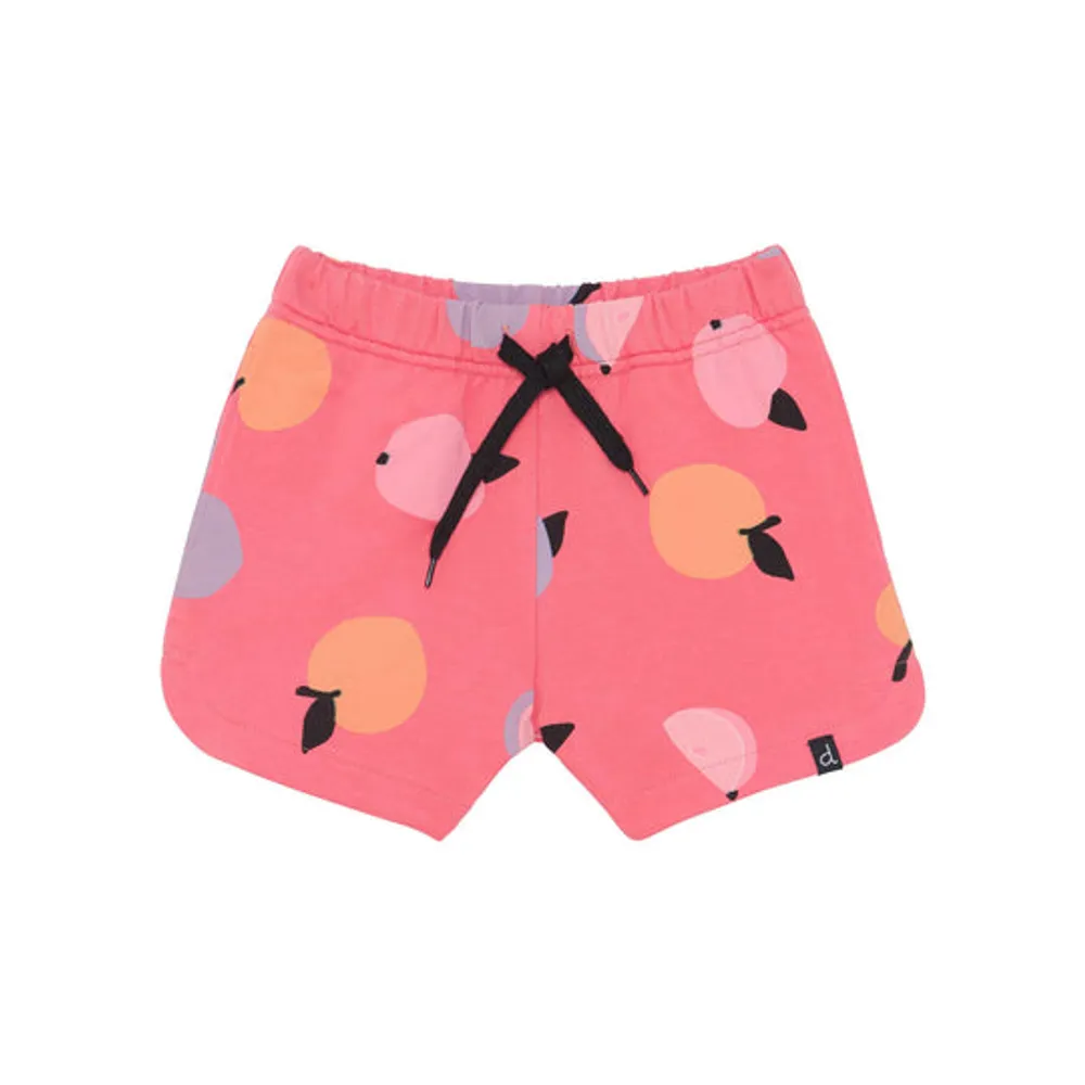 Printed French Terry Short, Big AOP Fruit