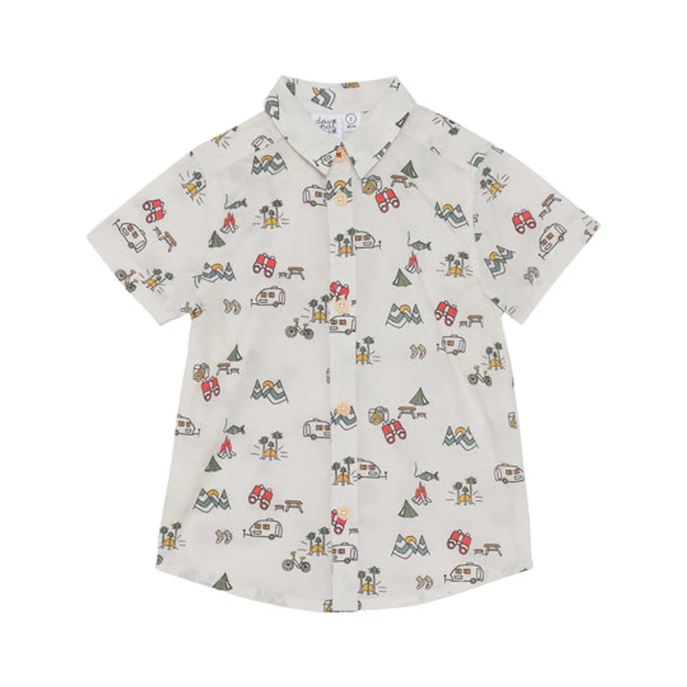 Printed Poplin Shirt