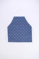 Little Worker Apron - Navy Bees and Flowers