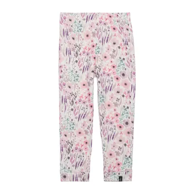 Printed Sweatpant Pink Watercolor Flowers