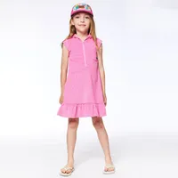 Hooded Beach Terry Cloth Dress Pink