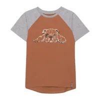 Jersey Raglan Sleeve Tee, Caramel