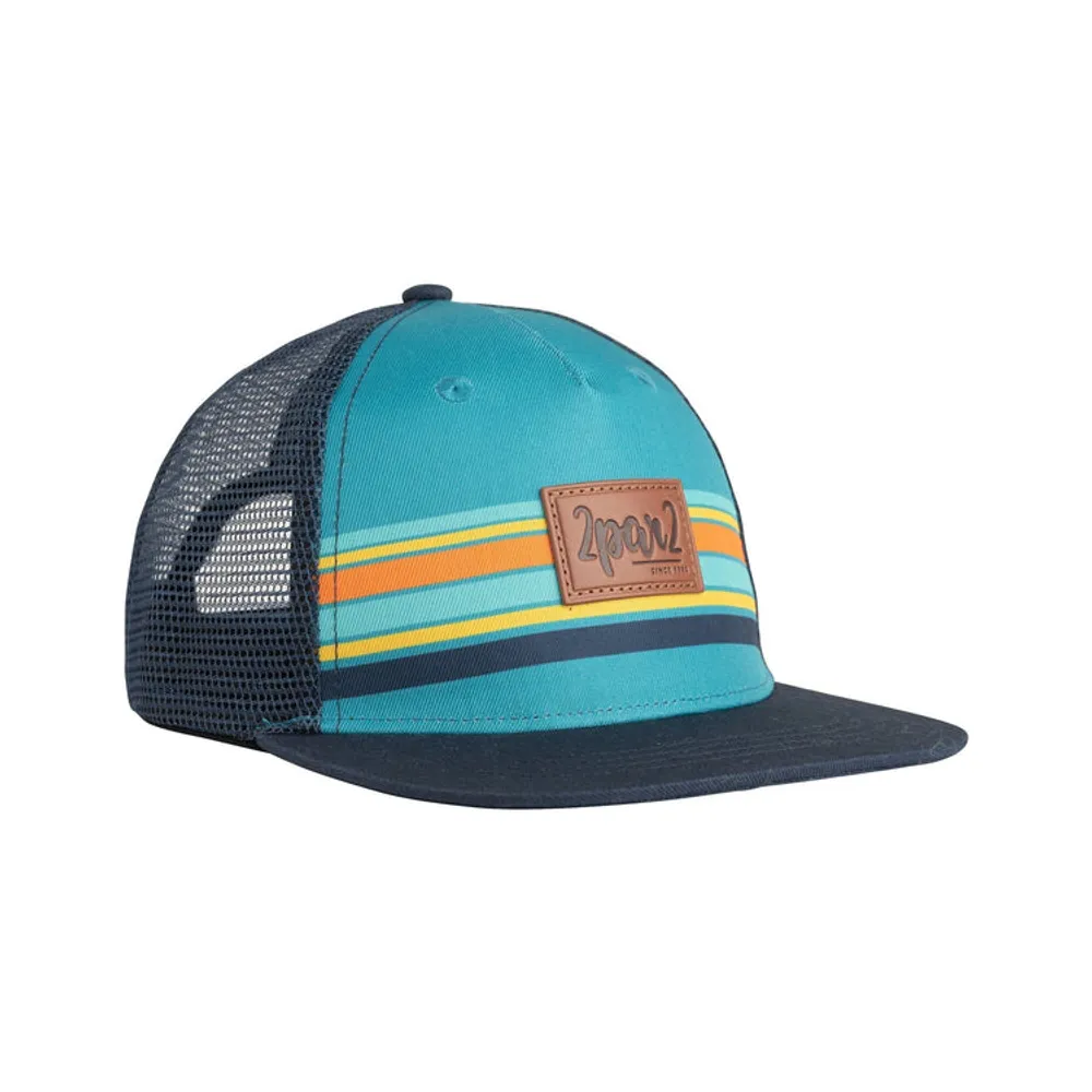 Striped Cap Turquoise