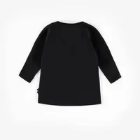 BLACK LONG-SLEEVE T-SHIRT