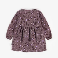 ANIMALISTIC PATTERNED DRESS, BABY GIRL