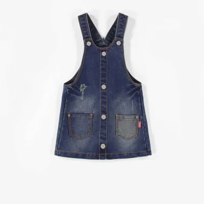 DENIM ALLOVER DRESS, BABY GIRL