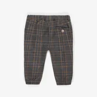 STRETCH PLAID PANTS GABARDINE, BABY