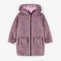 REVERSIBLE PLUSH COAT, CHILD