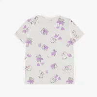 PATTERNED SHORT-SLEEVE T-SHIRT, CHILD GIRL