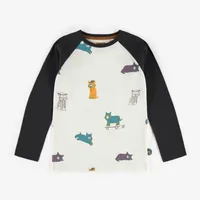 RAGLAN LONG-SLEEVE T-SHIRT, CHILD BOY