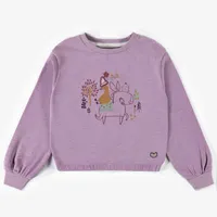 CROP TOP SWEATER FRENCH TERRY, CHILD