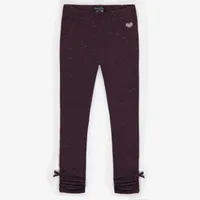 DARK PURPLE LEGGING WITH SHINY EFFECT, CHILD