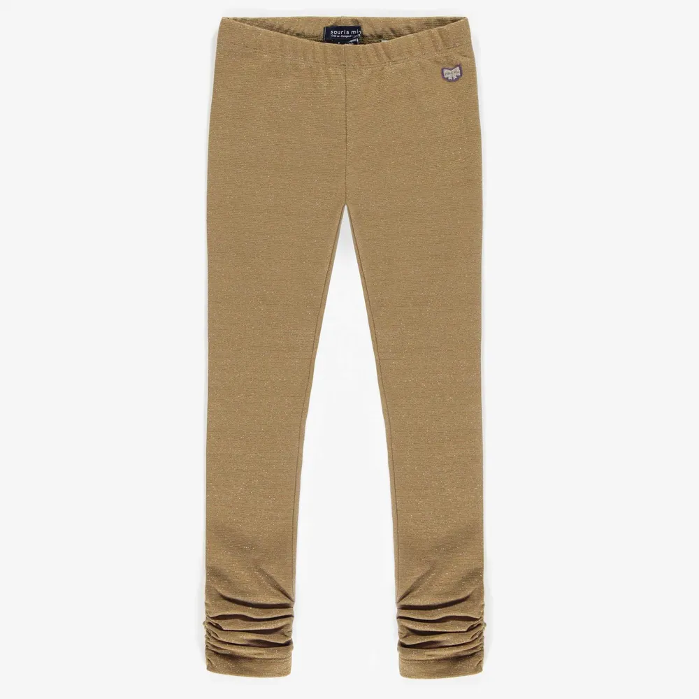 GOLD LEGGING WITH SHINY EFFECT, CHILD