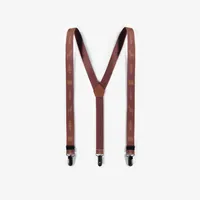 BROWN PATTERNED SUSPENDERS, CHILD