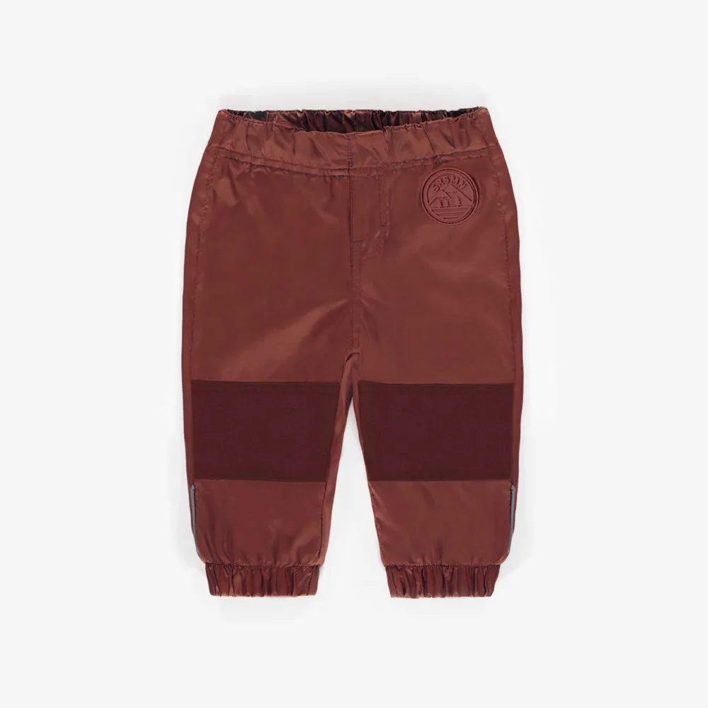 RUST NYLON PANTS, BABY