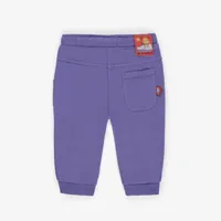 PURPLE JOGGING PANTS FRENCH COTTON, BABY