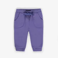 PURPLE JOGGING PANTS FRENCH COTTON, BABY