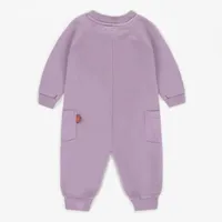 PALE PURPLE ONE-PIECE FRENCH COTTON, BABY