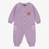 PALE PURPLE ONE-PIECE FRENCH COTTON, BABY