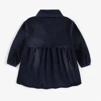 CORDUROY DRESS WITH DENIM WASH, BABY