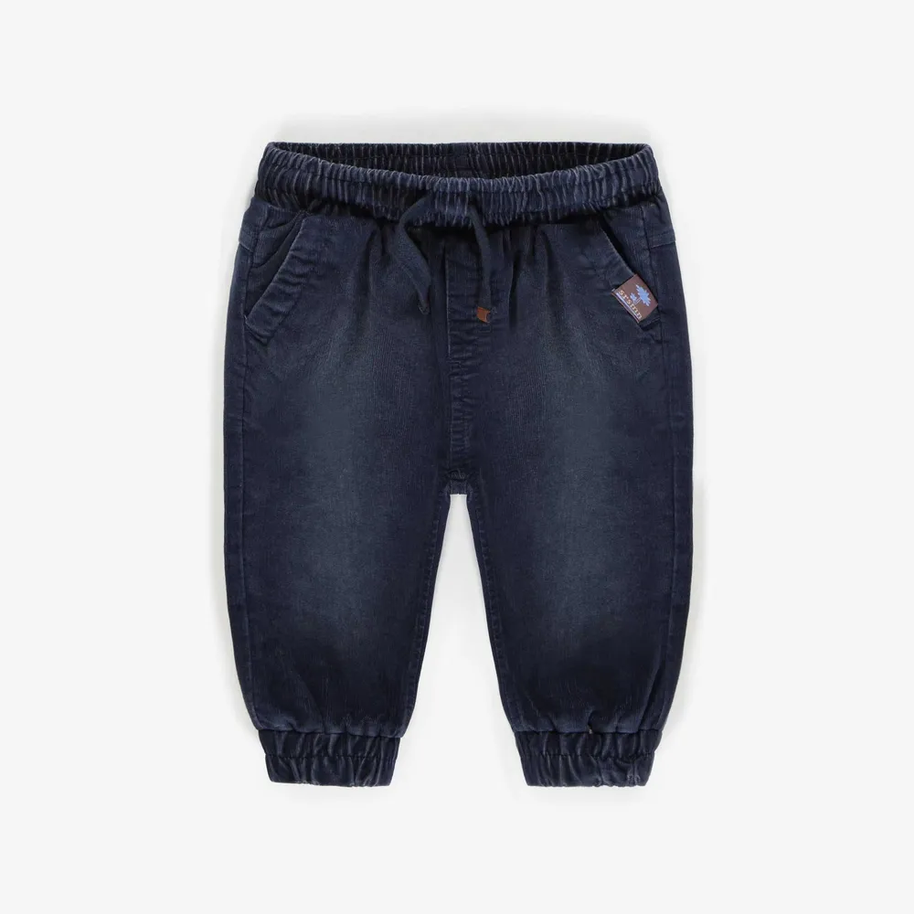 DENIM EFFECT CORDUROY PANTS, BABY