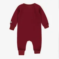 HOLIDAY RED EVOLUTIVE ONE-PIECE PYJAMA RIB COTTON, BABY