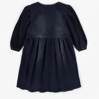 CORDUROY DRESS WITH DENIM WASH, CHILD