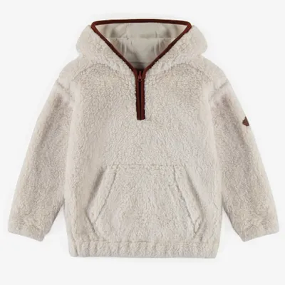 CREAM PLUSH HOODIE, CHILD